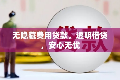 郑州无隐藏费用贷款，透明借贷，安心无忧