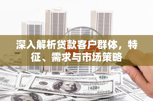 郑州深入解析贷款客户群体，特征、需求与市场策略