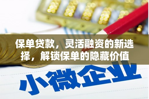 郑州保单贷款，灵活融资的新选择，解锁保单的隐藏价值
