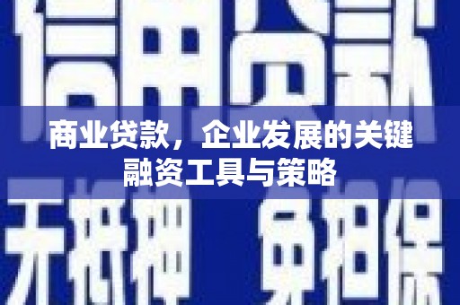 郑州商业贷款，企业发展的关键融资工具与策略