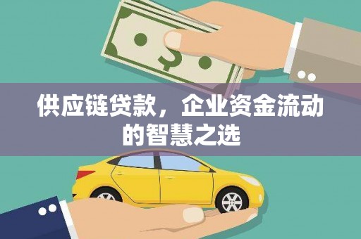 郑州供应链贷款，企业资金流动的智慧之选