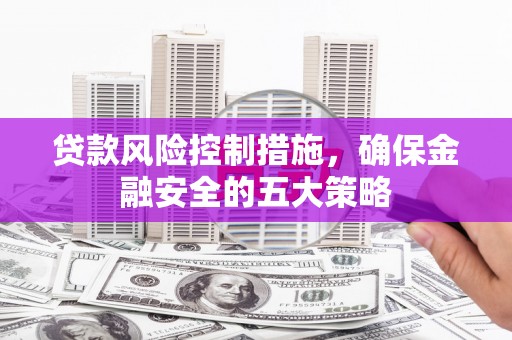 郑州贷款风险控制措施，确保金融安全的五大策略