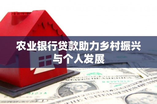 郑州农业银行贷款助力乡村振兴与个人发展