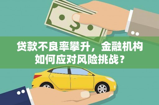 郑州贷款不良率攀升，金融机构如何应对风险挑战？
