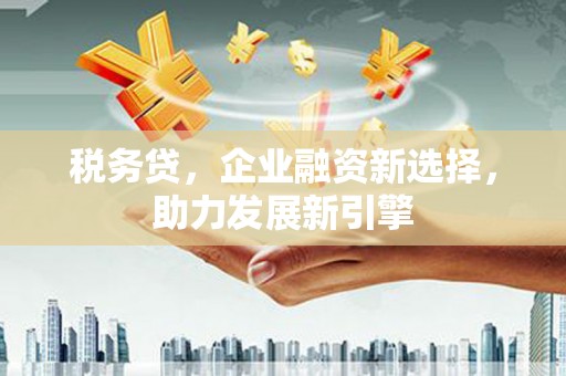 郑州税务贷，企业融资新选择，助力发展新引擎