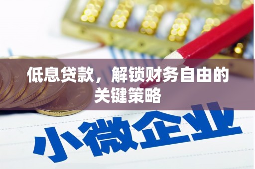郑州低息贷款，解锁财务自由的关键策略