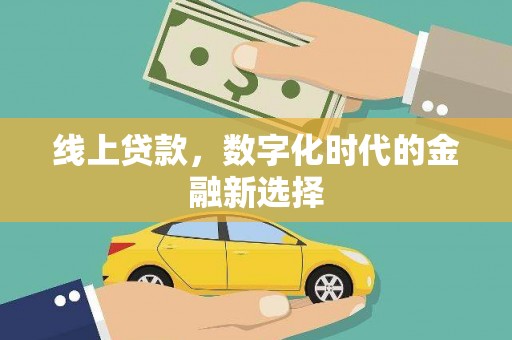 郑州线上贷款，数字化时代的金融新选择