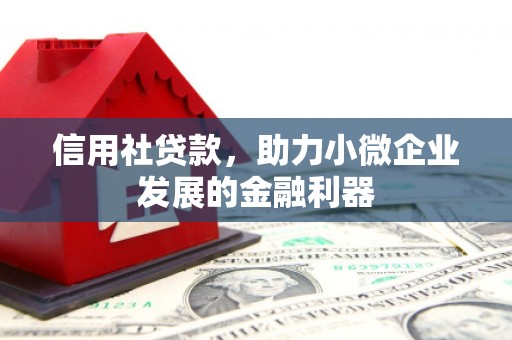 郑州信用社贷款，助力小微企业发展的金融利器