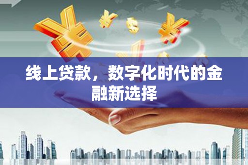 郑州线上贷款，数字化时代的金融新选择