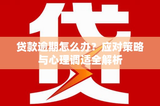 郑州贷款逾期怎么办？应对策略与心理调适全解析
