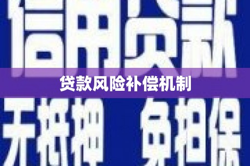 郑州贷款风险补偿机制