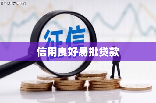 郑州信用良好易批贷款