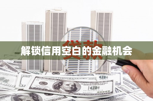 郑州解锁信用空白的金融机会