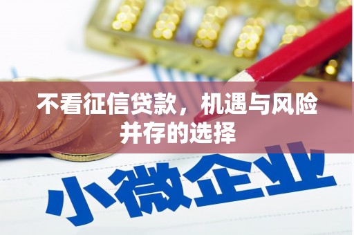 郑州不看征信贷款，机遇与风险并存的选择